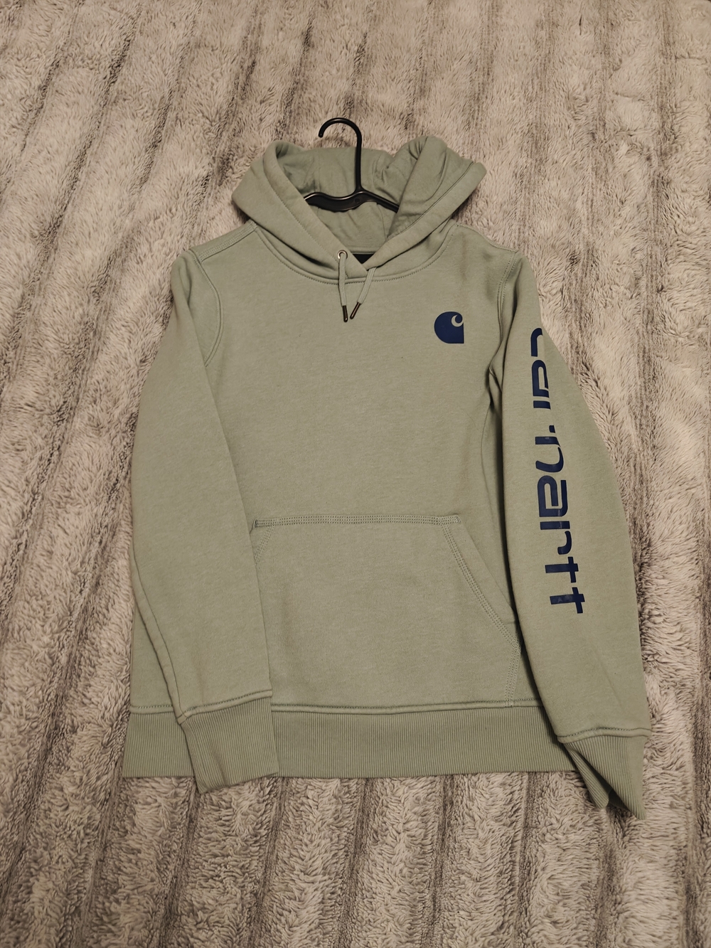 Carhartt Men’s Sage Green Logo Hoodie